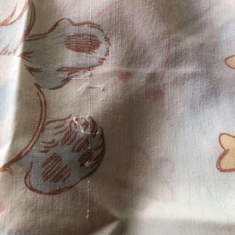 Vintage Care Bears twin size flat sheet - Picture 4 of 4